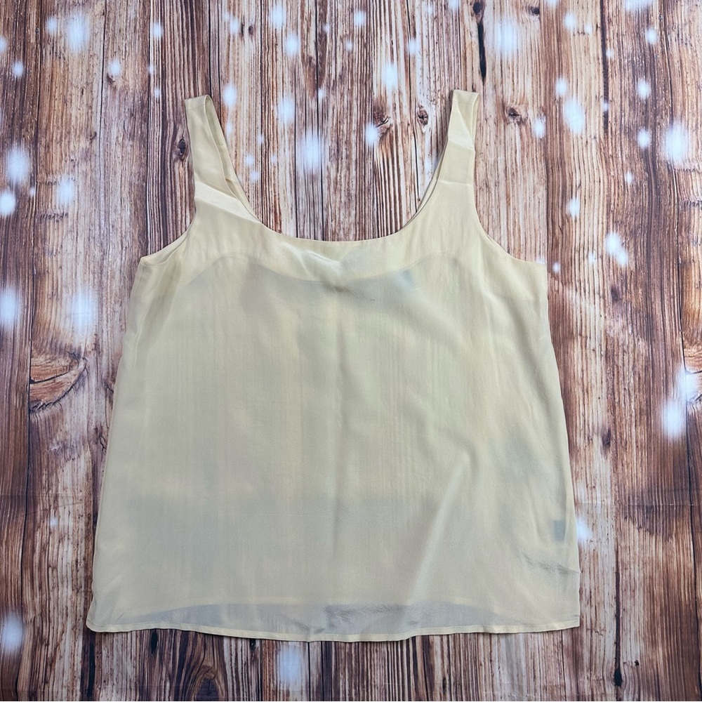 Vintage Linda Allard Ellen Tracy Tank Top 100% Silk Size 2